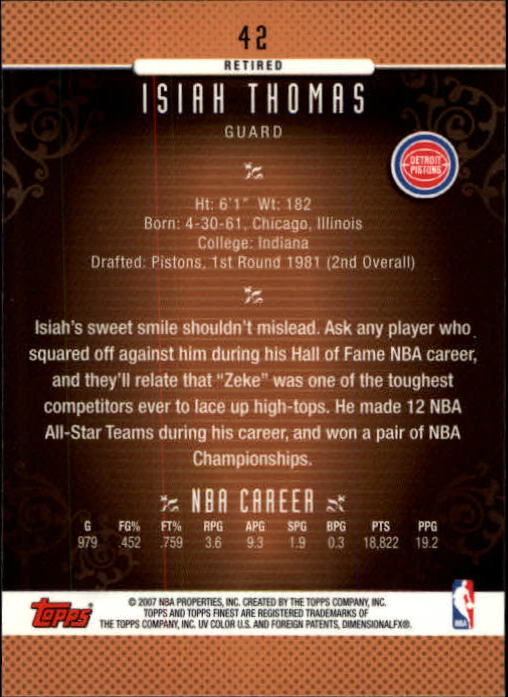 Isiah Thomas cards (1989-2021) Pistons - You Choose - Picture 22 of 61
