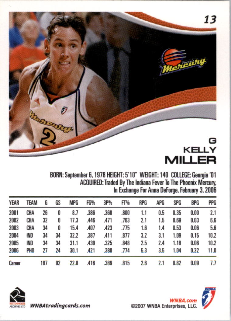B0492- 2007 WNBA Basketball Card #s 1-90 +Inserts -You Pick- 15+ FREE US SHIP - Picture 19 of 134