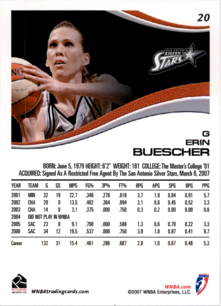 B0492- 2007 WNBA Basketball Card #s 1-90 +Inserts -You Pick- 15+ FREE US SHIP - Picture 29 of 134
