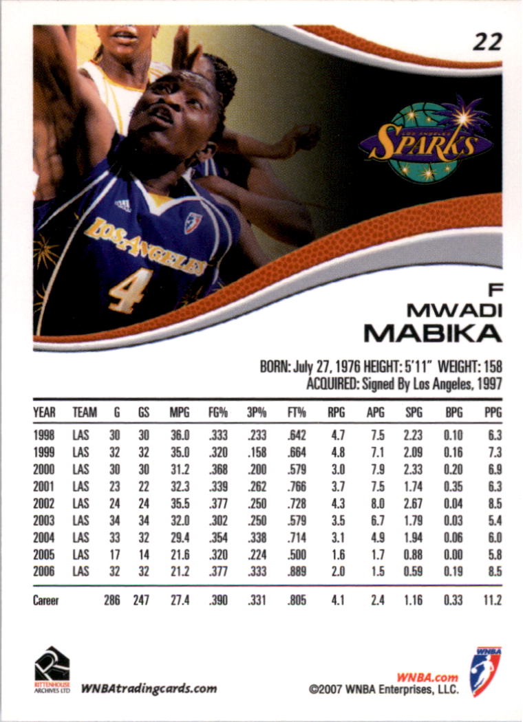 B0492- 2007 WNBA Basketball Card #s 1-90 +Inserts -You Pick- 15+ FREE US SHIP - Picture 33 of 134