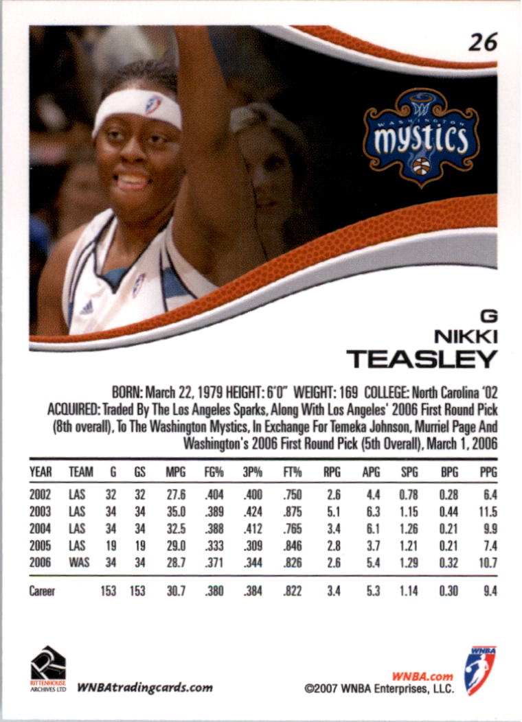 B0492- 2007 WNBA Basketball Card #s 1-90 +Inserts -You Pick- 15+ FREE US SHIP - Picture 37 of 134