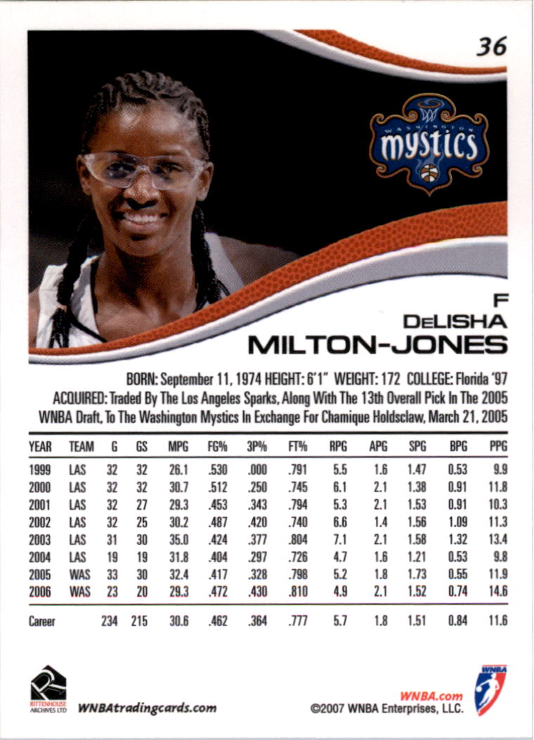 B0492- 2007 WNBA Basketball Card #s 1-90 +Inserts -You Pick- 15+ FREE US SHIP - Picture 51 of 134