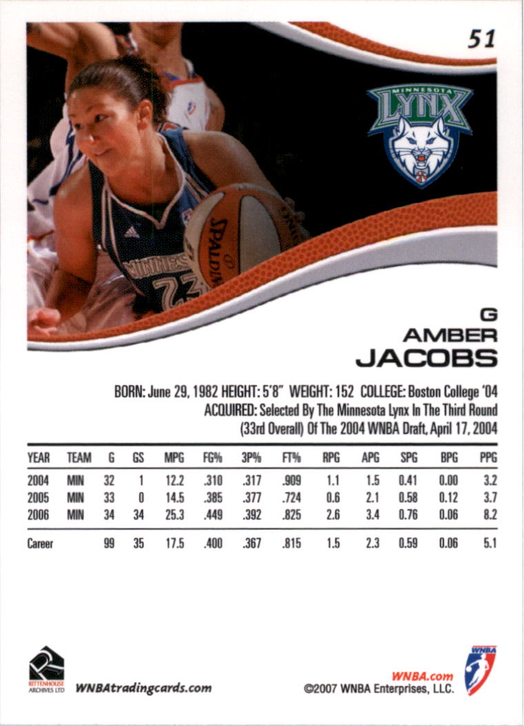 B0492- 2007 WNBA Basketball Card #s 1-90 +Inserts -You Pick- 15+ FREE US SHIP - Picture 75 of 134