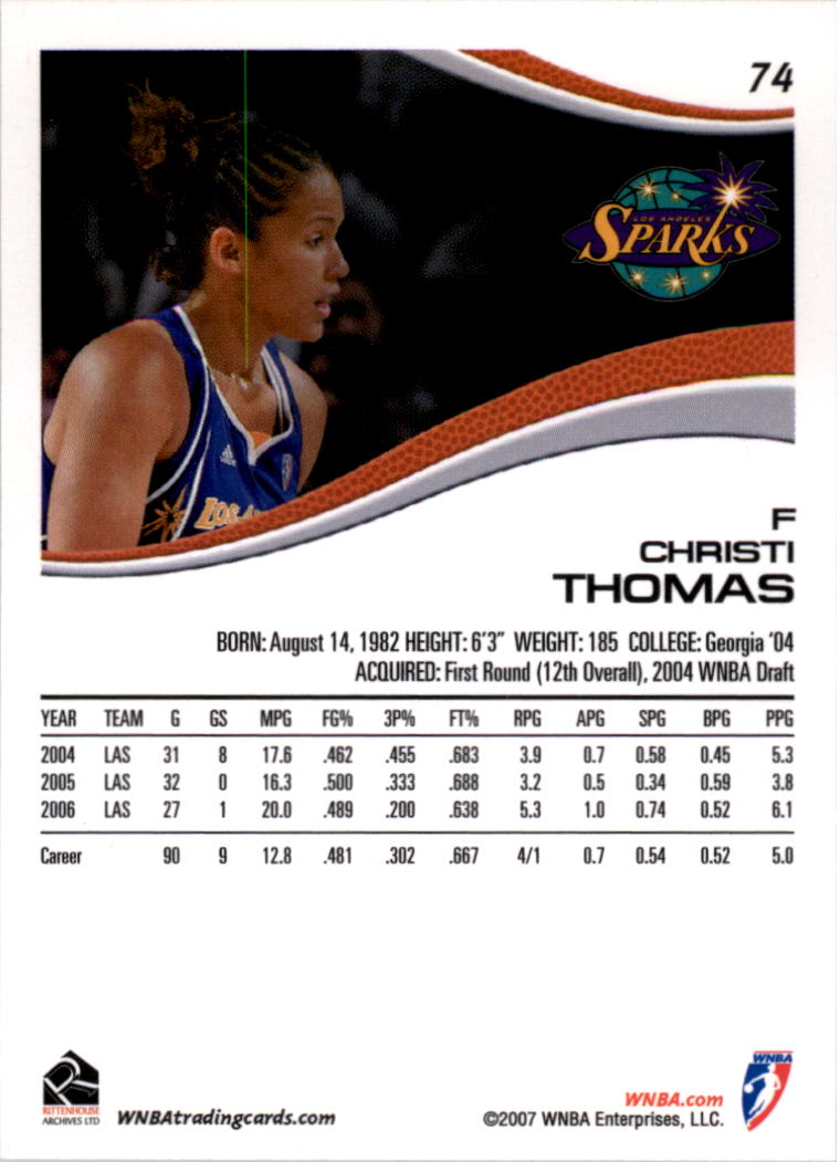 B0492- 2007 WNBA Basketball Card #s 1-90 +Inserts -You Pick- 15+ FREE US SHIP - Picture 107 of 134