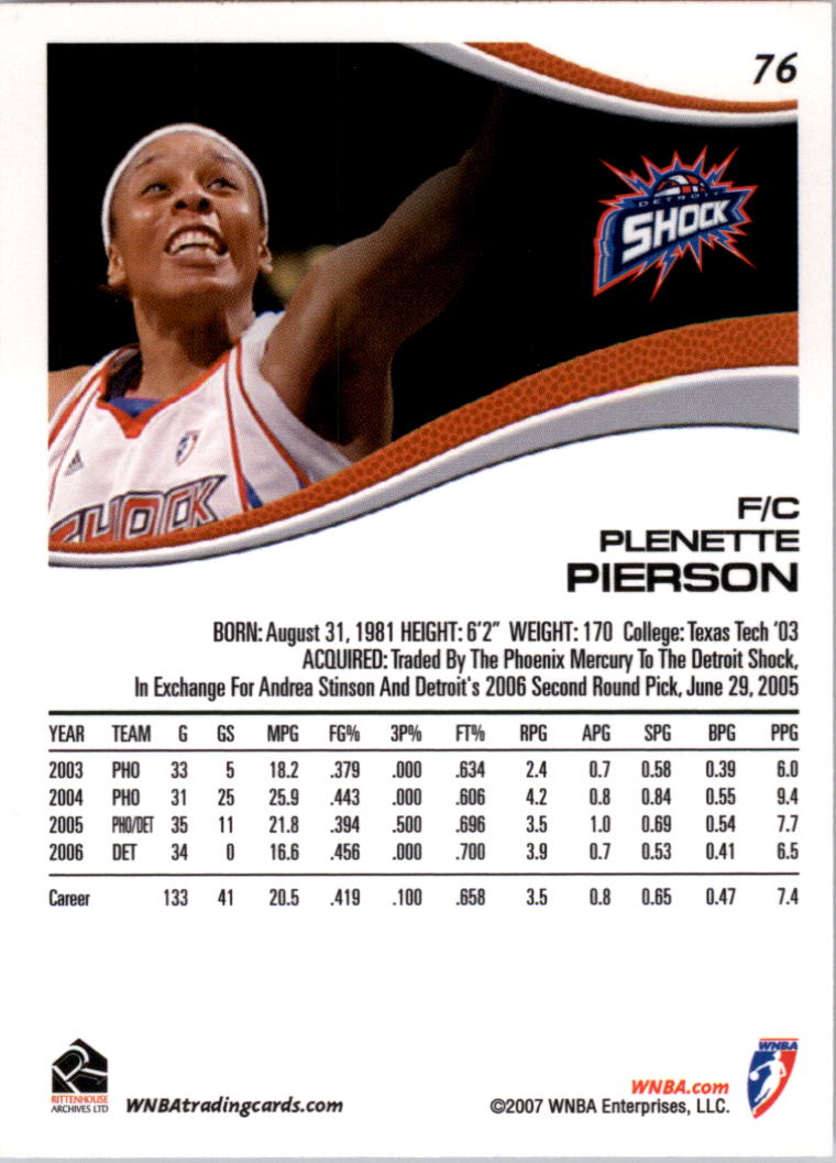 B0492- 2007 WNBA Basketball Card #s 1-90 +Inserts -You Pick- 15+ FREE US SHIP - Picture 109 of 134