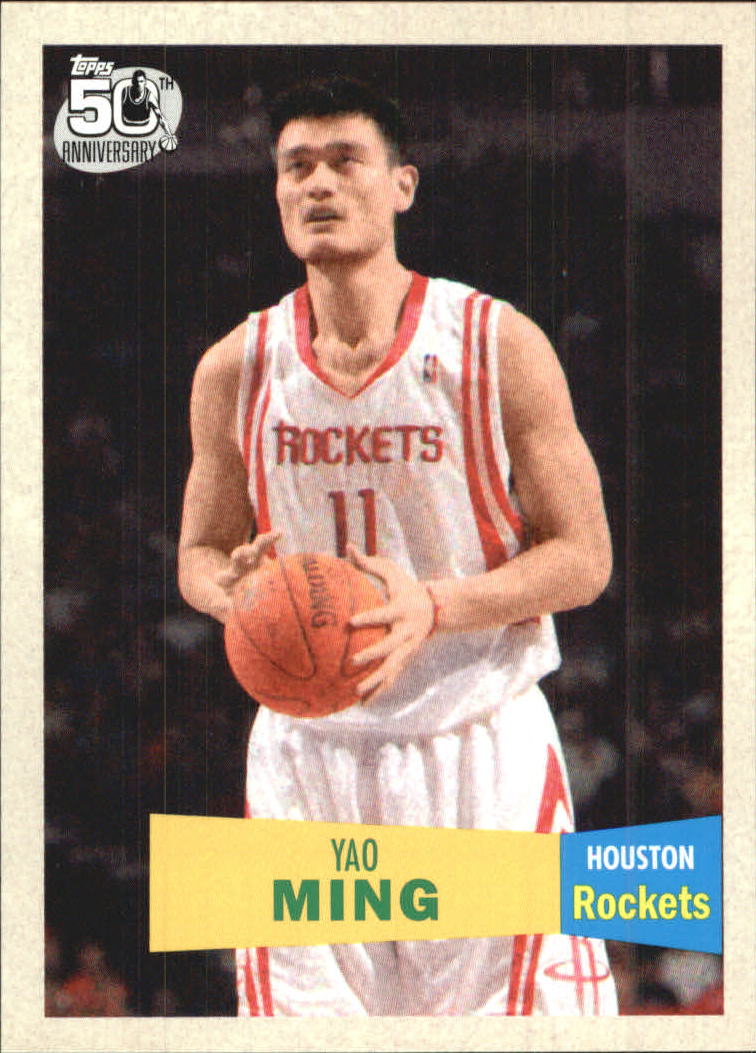 2007-08 Topps 1957-58 Variations #11 Yao Ming