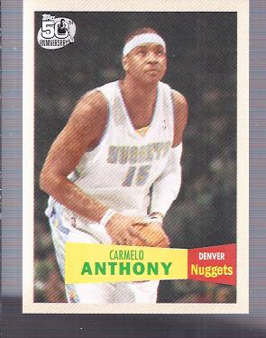 2007-08 Topps 1957-58 Variations #15 Carmelo Anthony