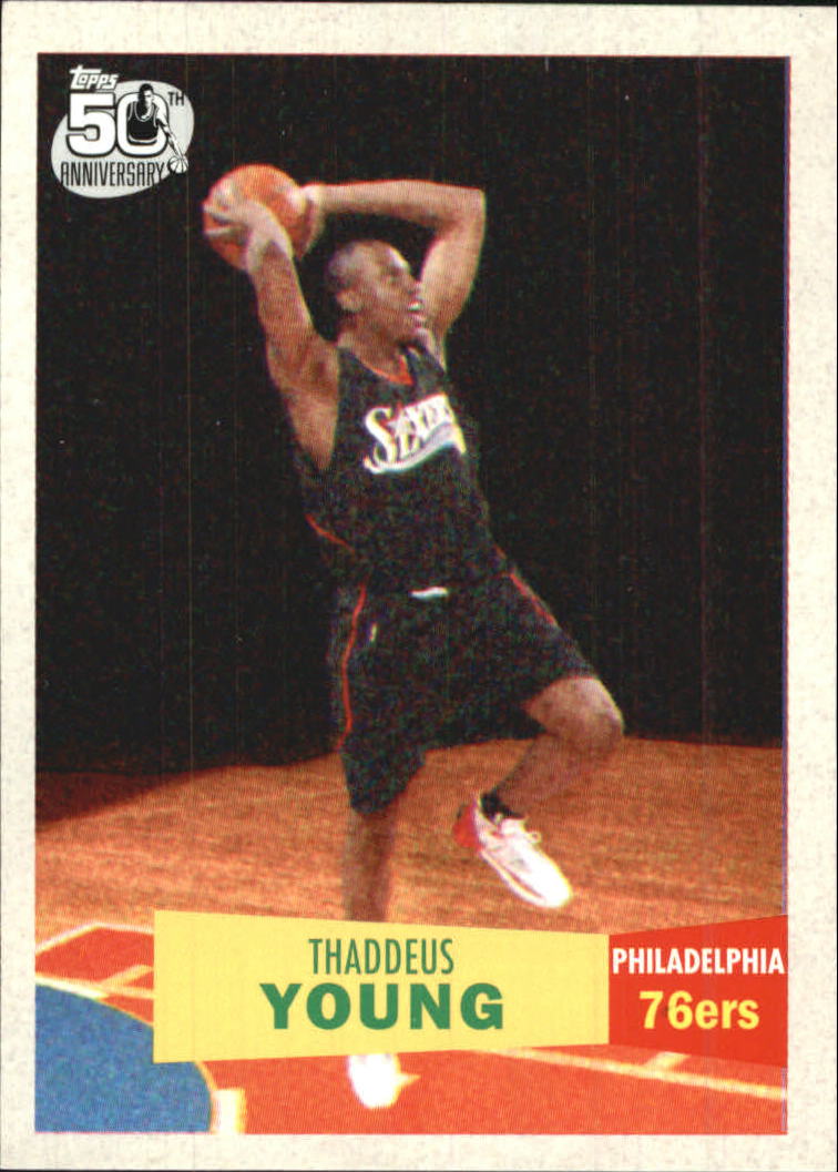 2007-08 Topps 1957-58 Variations #122 Thaddeus Young