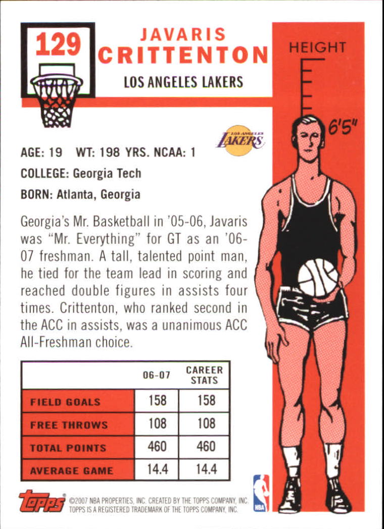 2007-08 Topps 1957-58 Variations Basketball (Pick Card From List