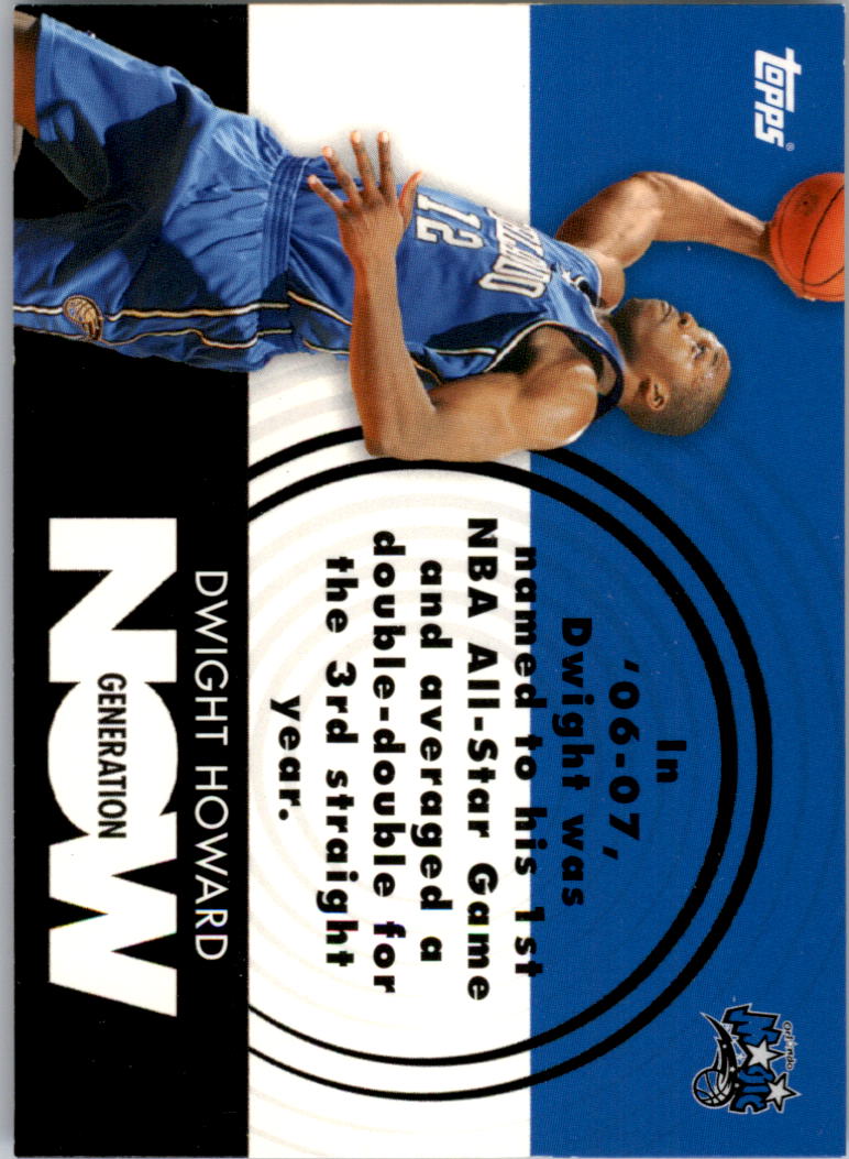 2007-08 Topps Generation Now #GN6 Dwight Howard