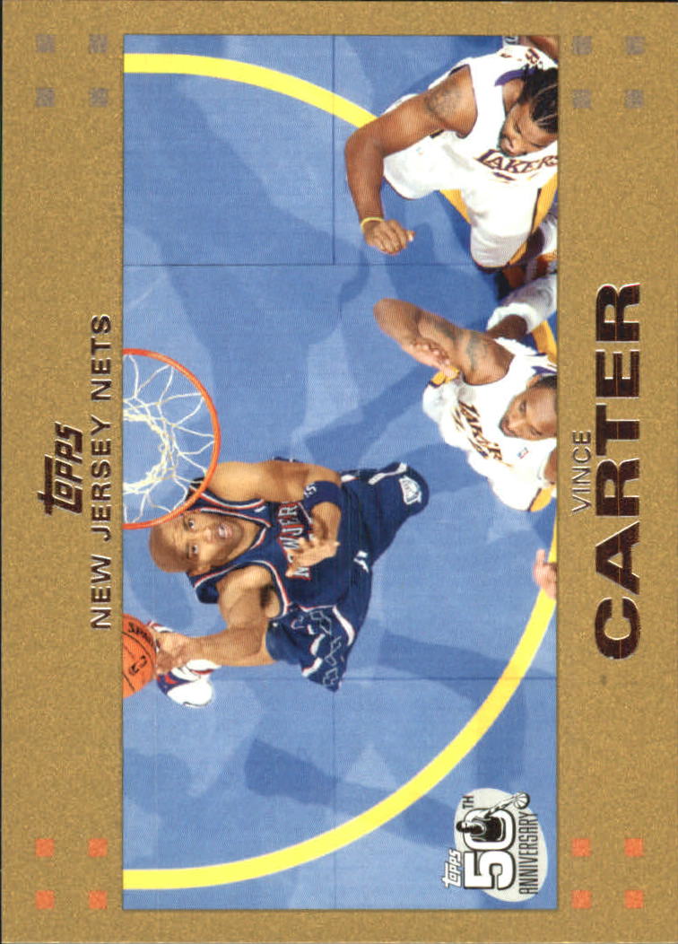 2007-08 Topps Gold #28 Vince Carter