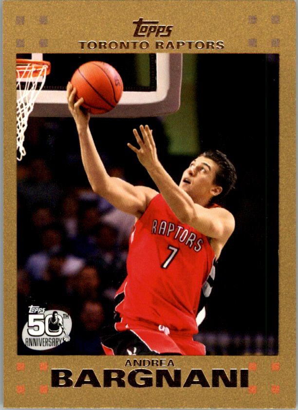 2007-08 Topps Gold #38 Andrea Bargnani