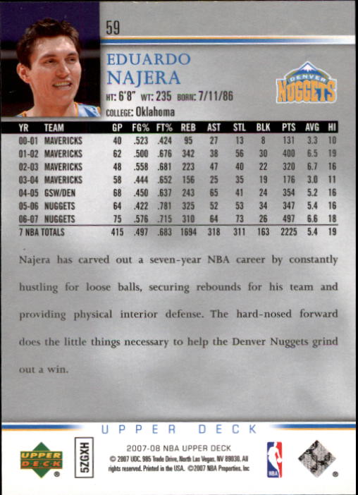 A8858- 2007-08 Upper Deck Bk Cards 1-250 +Inserts -You Pick- 15+ FREE US SHIP - Picture 115 of 411