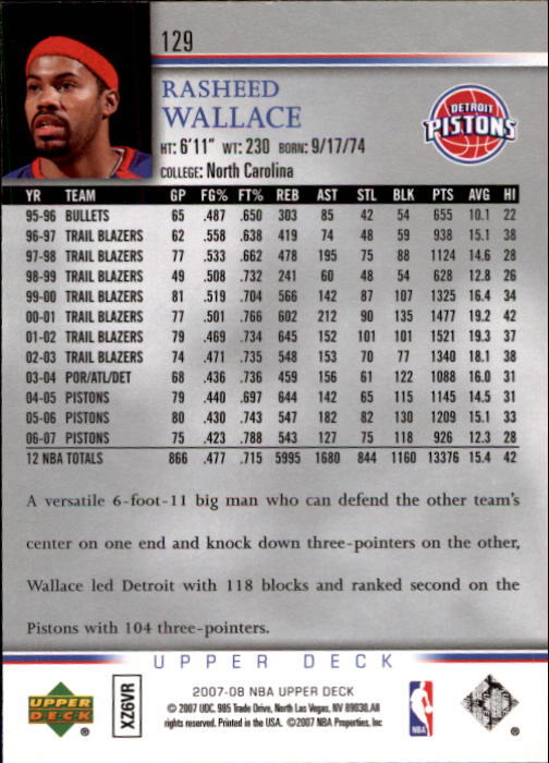 A8858- 2007-08 Upper Deck Bk Cards 1-250 +Inserts -You Pick- 15+ FREE US SHIP - Picture 247 of 411