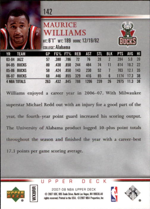 A8858- 2007-08 Upper Deck Bk Cards 1-250 +Inserts -You Pick- 15+ FREE US SHIP - Picture 273 of 411