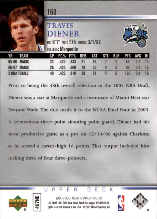 A8858- 2007-08 Upper Deck Bk Cards 1-250 +Inserts -You Pick- 15+ FREE US SHIP - Picture 305 of 411