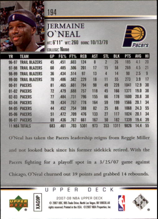 A8858- 2007-08 Upper Deck Bk Cards 1-250 +Inserts -You Pick- 15+ FREE US SHIP - Picture 361 of 411