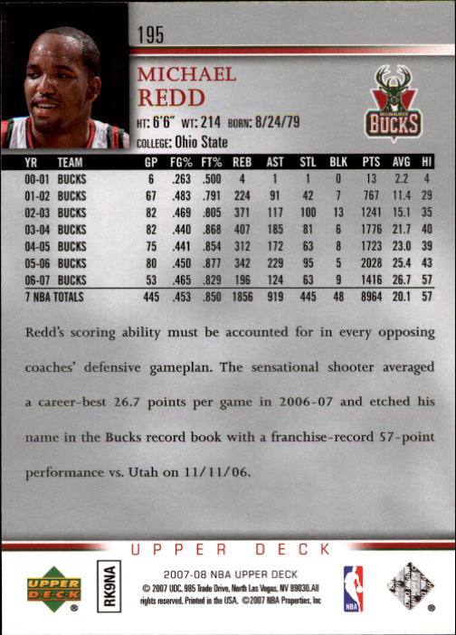 A8858- 2007-08 Upper Deck Bk Cards 1-250 +Inserts -You Pick- 15+ FREE US SHIP - Picture 363 of 411