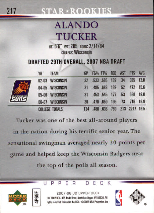 A8858- 2007-08 Upper Deck Bk Cards 1-250 +Inserts -You Pick- 15+ FREE US SHIP - Picture 377 of 411
