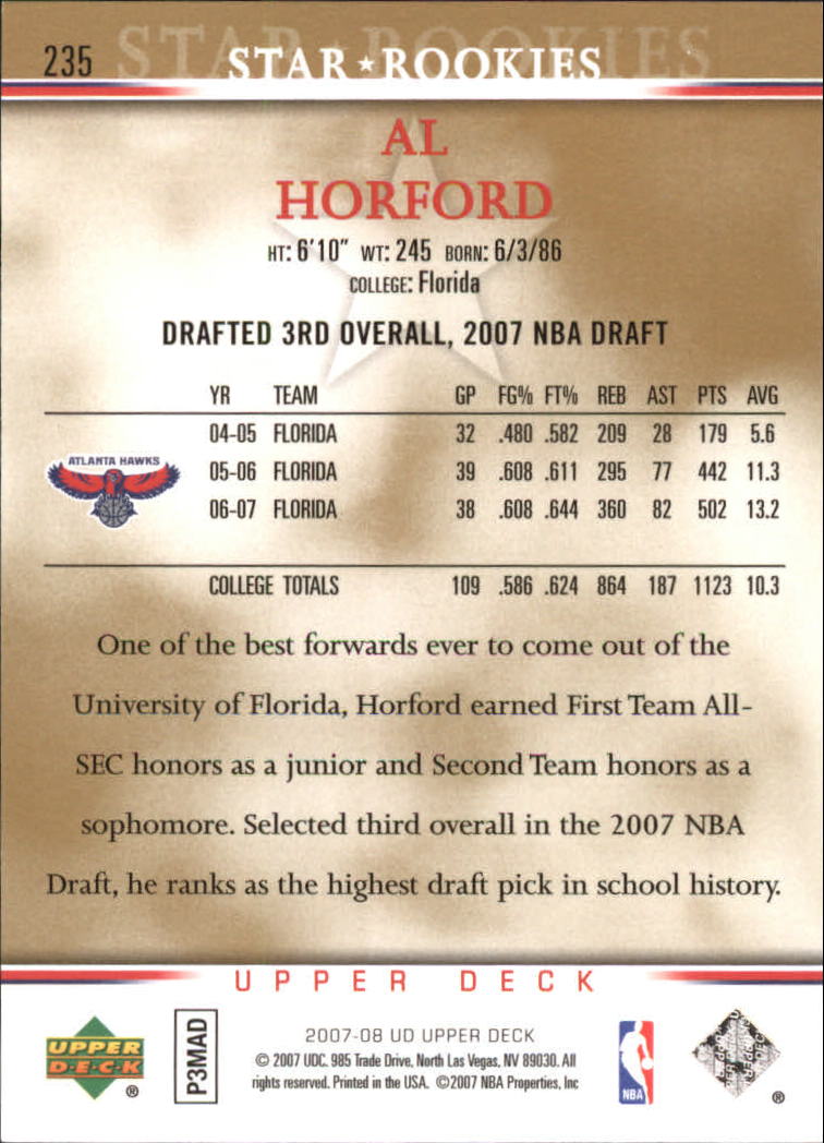 A8858- 2007-08 Upper Deck Bk Cards 1-250 +Inserts -You Pick- 15+ FREE US SHIP - Picture 405 of 411