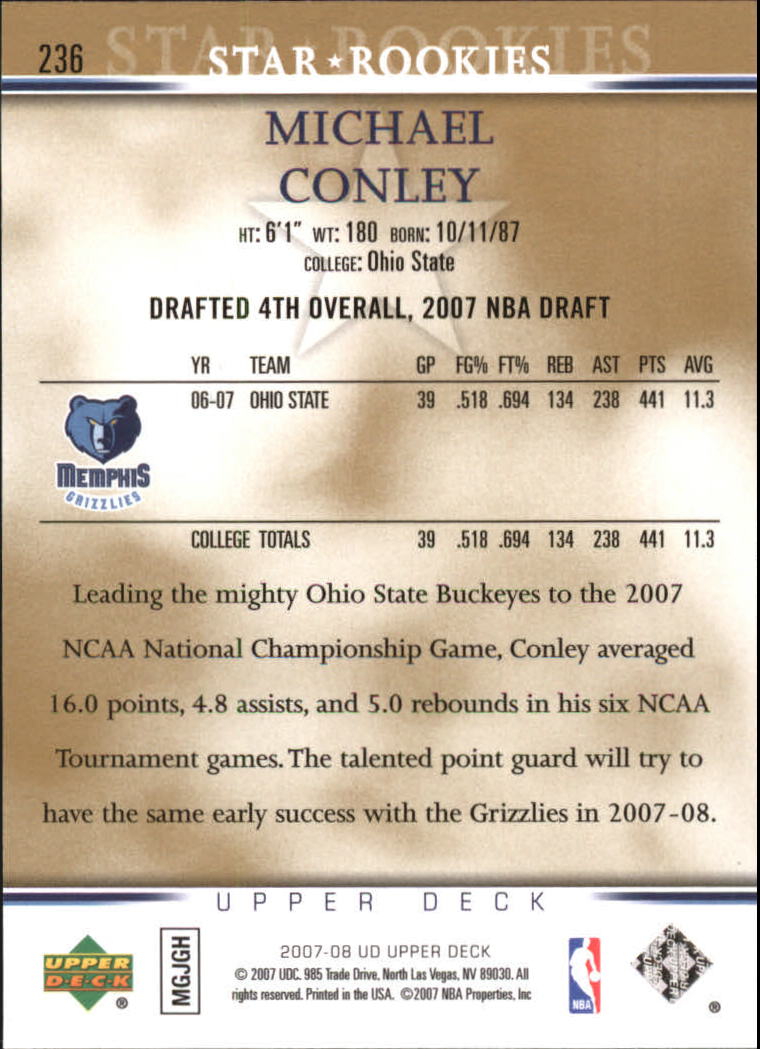 A8858- 2007-08 Upper Deck Bk Cards 1-250 +Inserts -You Pick- 15+ FREE US SHIP - Picture 407 of 411