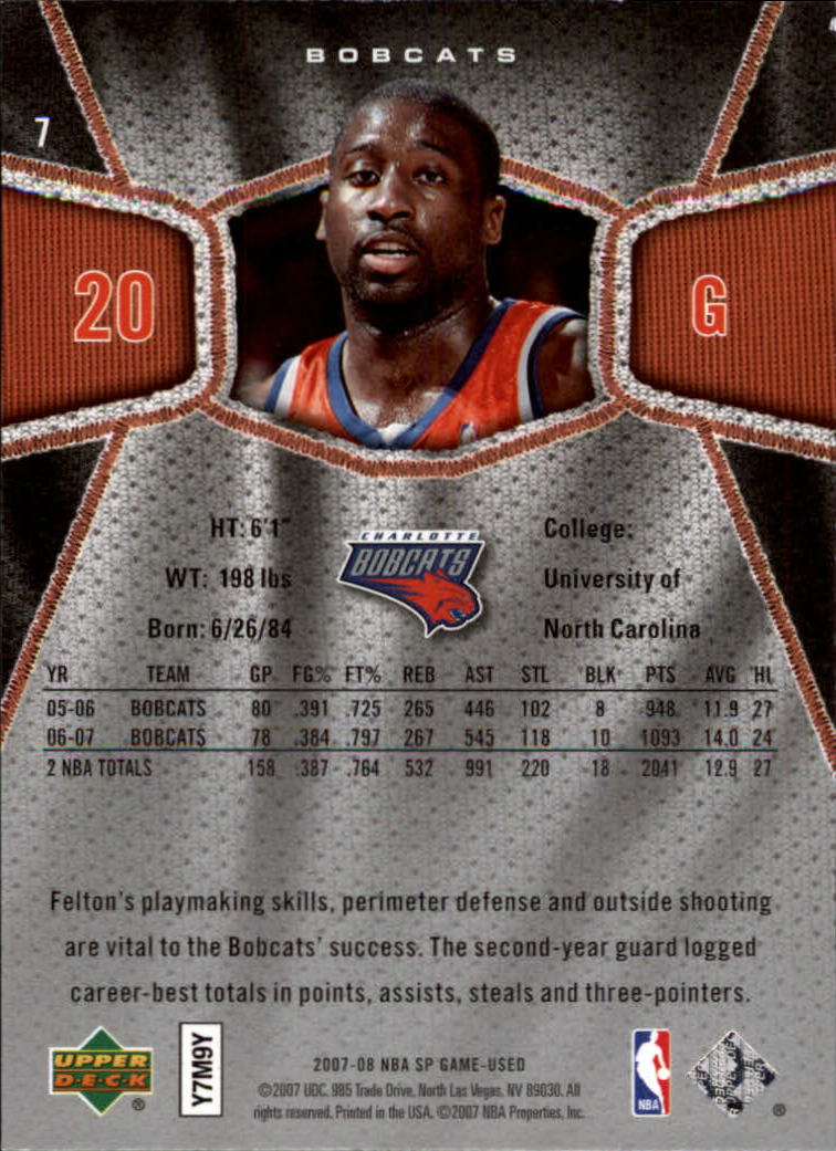 A5712- 2007-08 Sp Spiel Gebraucht BK Karten 1-190 + Rookies -du Pick- 15 + Free - Bild 7 von 145