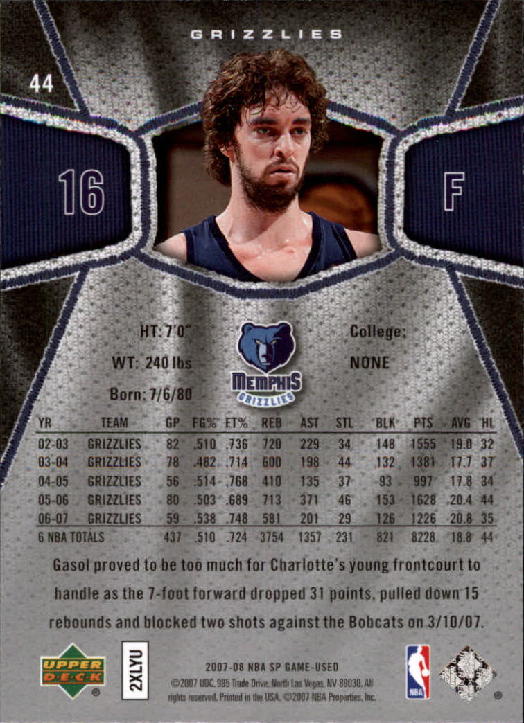 A5712- 2007-08 Sp Spiel Gebraucht BK Karten 1-190 + Rookies -du Pick- 15 + Free - Bild 17 von 145
