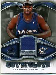2007-08 SP Game Used Cut from the Cloth #CCBH Brendan Haywood