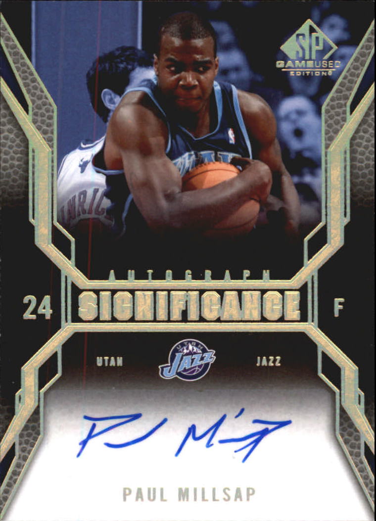 2007-08 SP Game Used SIGnificance #SIPM Paul Millsap