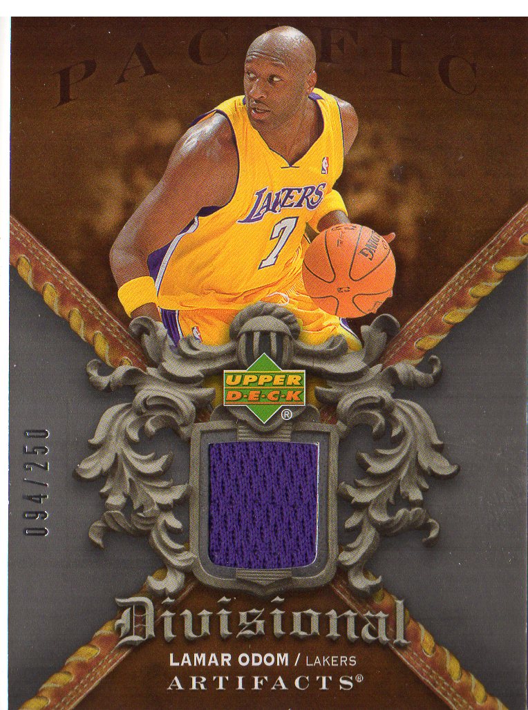 2007-08 Artifacts Divisional Artifacts #DALO Lamar Odom