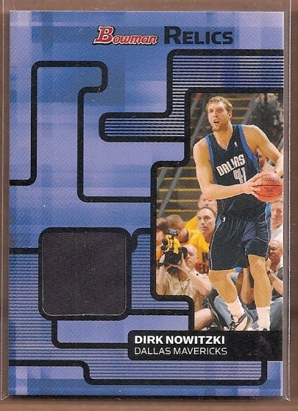 2007-08 Bowman Relics #DN Dirk Nowitzki