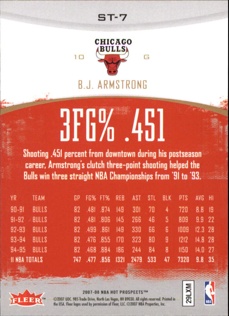 2007/2008 Fleer Hot Prospects Basketball "Insert" Cards - Picture 17 of 37