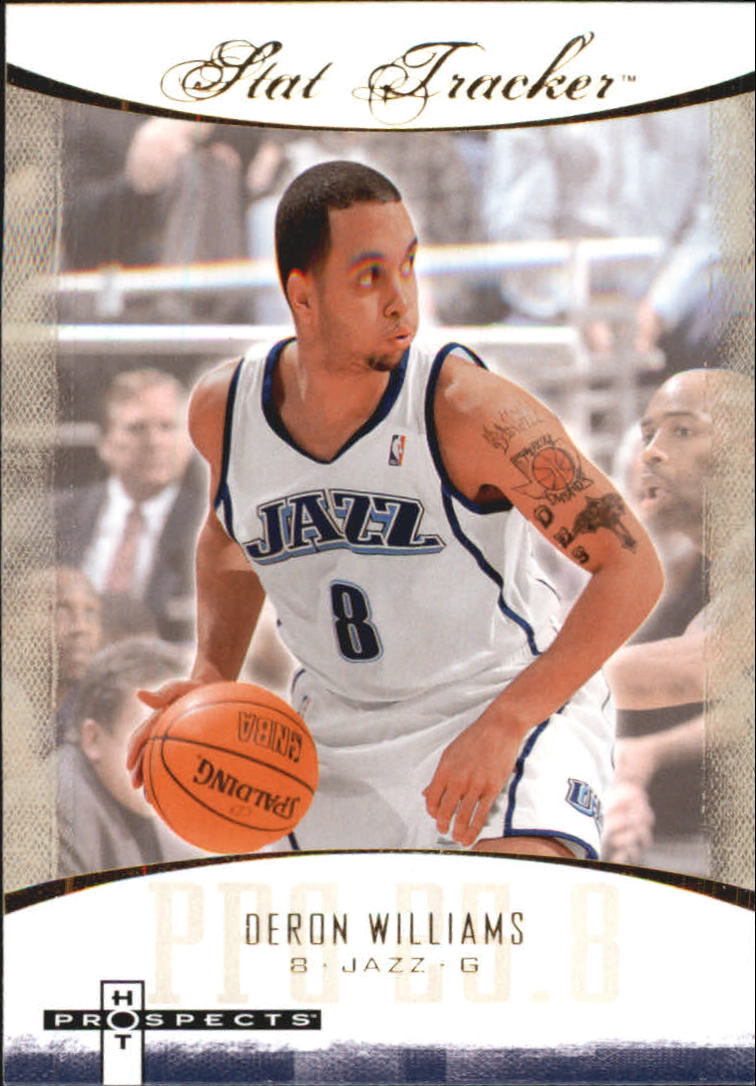 2007-08 Fleer Hot Prospects Stat Tracker #15 Deron Williams
