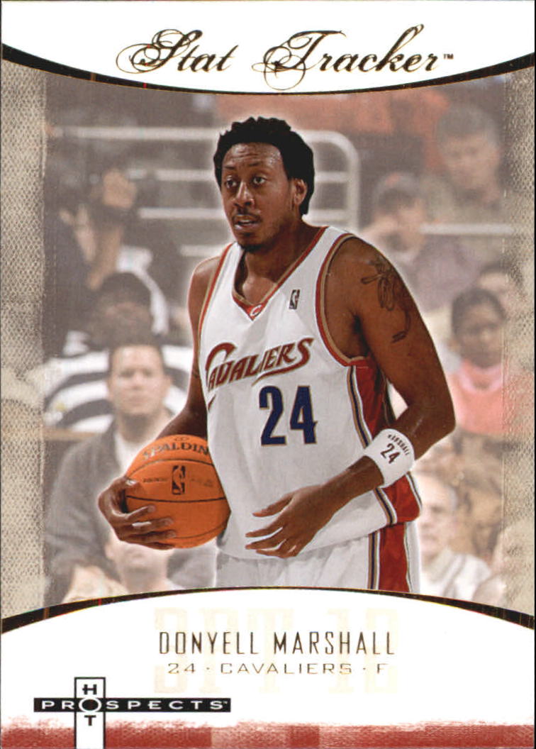 2007-08 fleer hot prospects stat tracker #16 donyell marshall