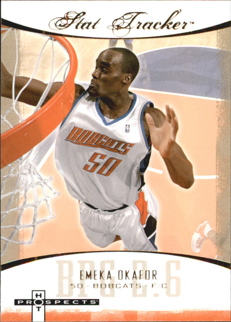2007-08 Fleer Hot Prospects Stat Tracker #17 Emeka Okafor
