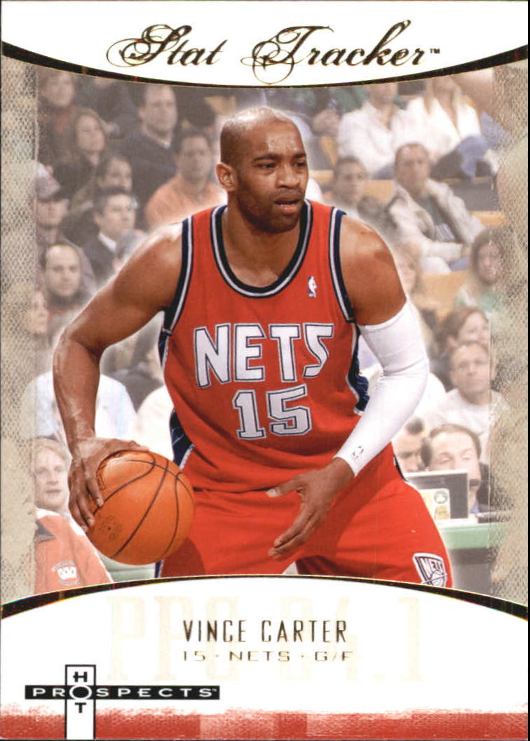 2007-08 Fleer Hot Prospects Stat Tracker #35 Vince Carter