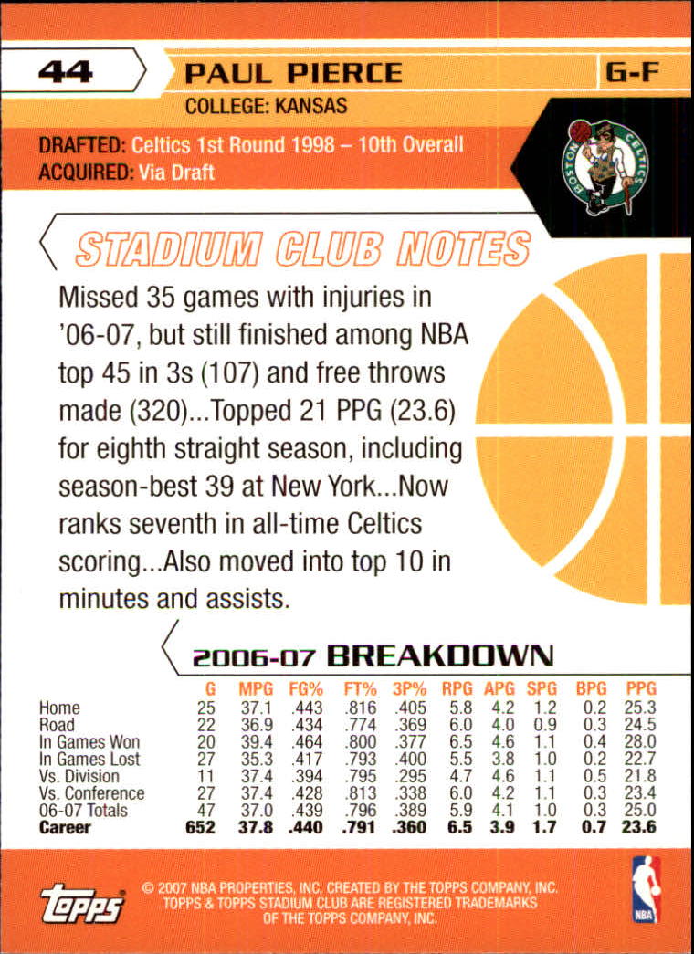 Paul Pierce cards (1999-2021) Celtics Nets - You Choose - Bild 220 von 360