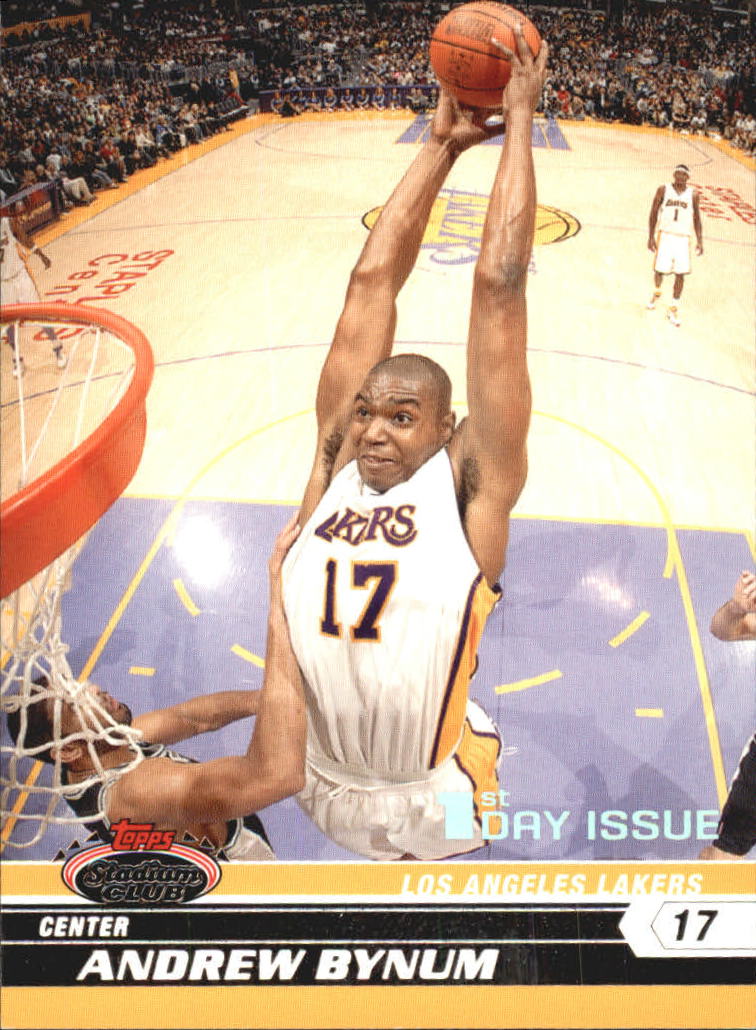 2007-08 Stadium Club First Day Issue #17 Andrew Bynum