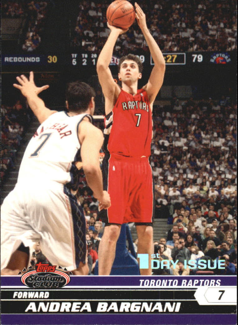 2007-08 Stadium Club First Day Issue #77 Andrea Bargnani