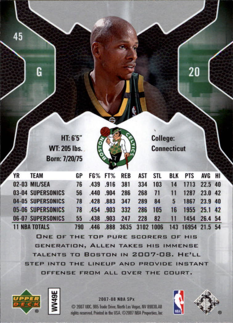 Ray Allen cards (1997-2021) Bucks Celtics Sonics Heat - Picture 271 of 349
