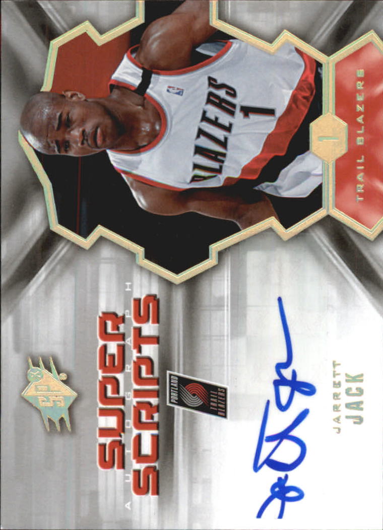 2007-08 SPx Super Scripts #JJ Jarrett Jack
