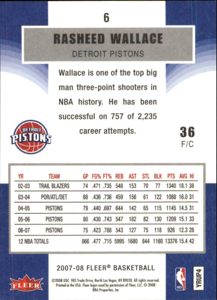 2007-08 Fleer Basketball (Pick Card From List) C3 11-24 - Picture 13 of 321