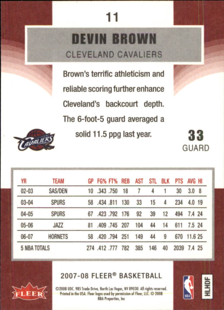 2007-08 Fleer Basketball (Pick Card From List) C3 11-24 - Picture 21 of 321