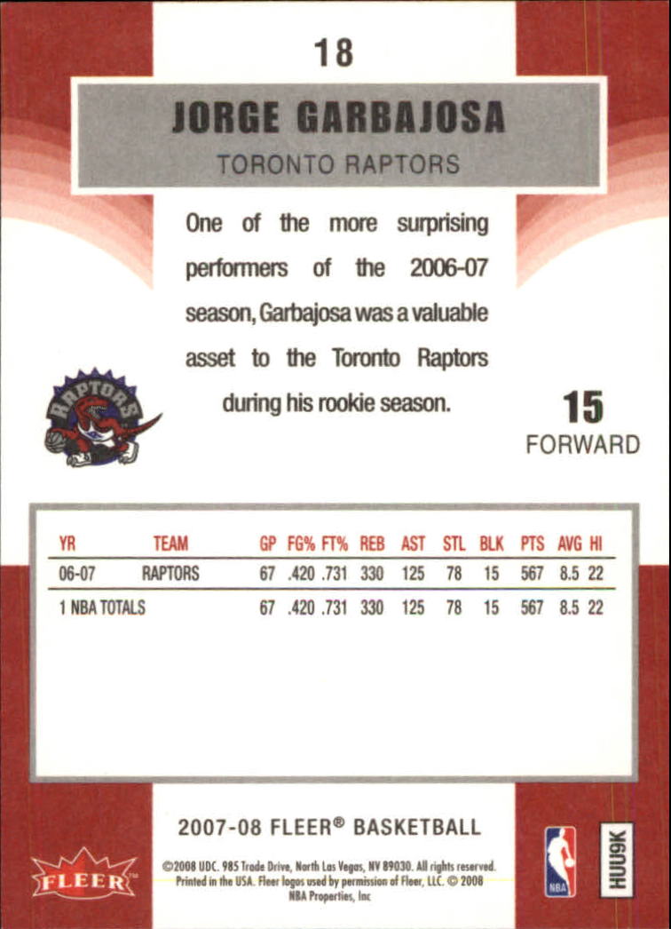 2007-08 Fleer Basketball (Pick Card From List) C3 11-24 - Picture 33 of 321