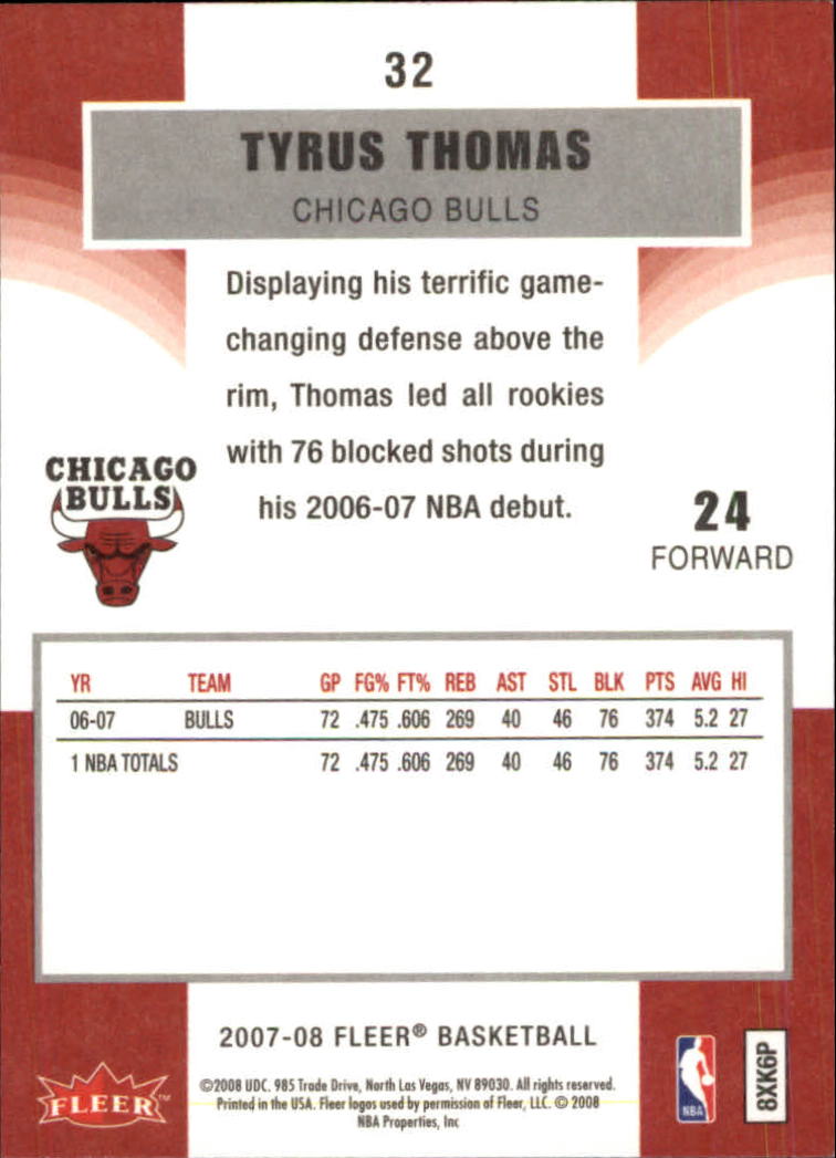 2007-08 Fleer Basketball (Pick Card From List) C3 11-24 - Picture 47 of 321
