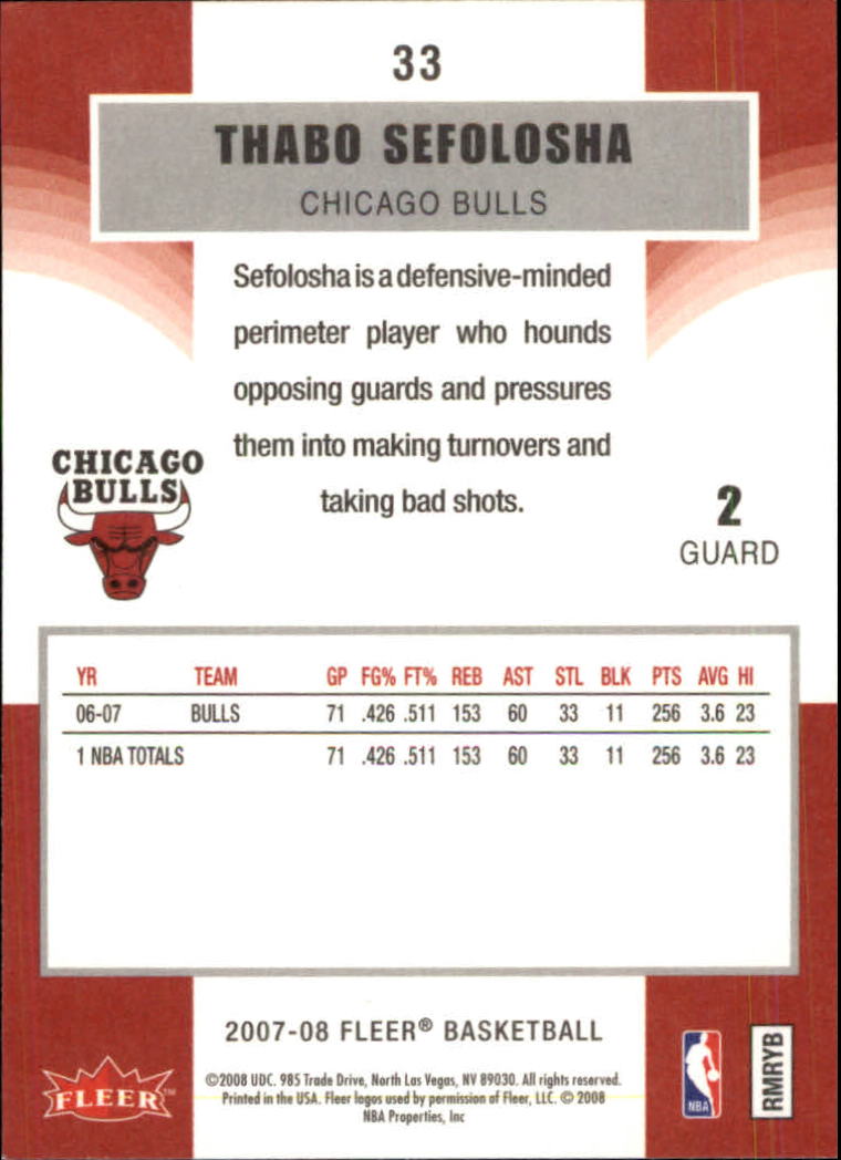 2007-08 Fleer Basketball (Pick Card From List) C3 11-24 - Picture 49 of 321