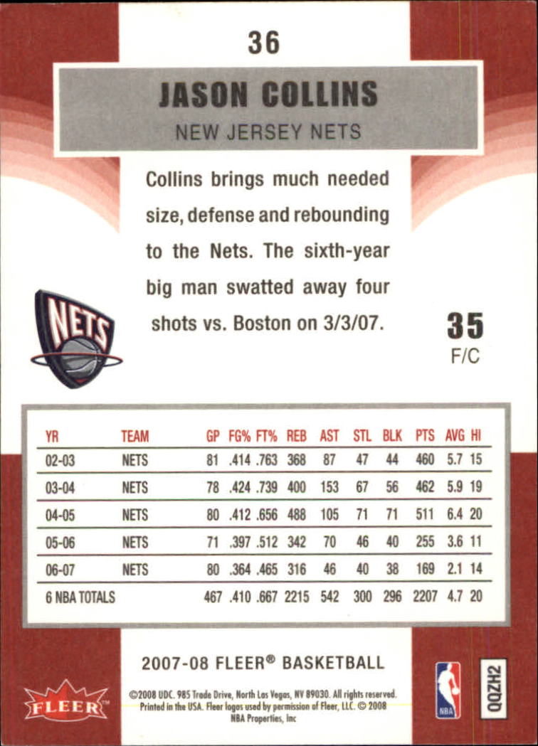 B3858- 2007-08 Fleer Bk Card #s 1-235 +Inserts -You Pick- 15+ FREE US SHIP - Picture 53 of 335