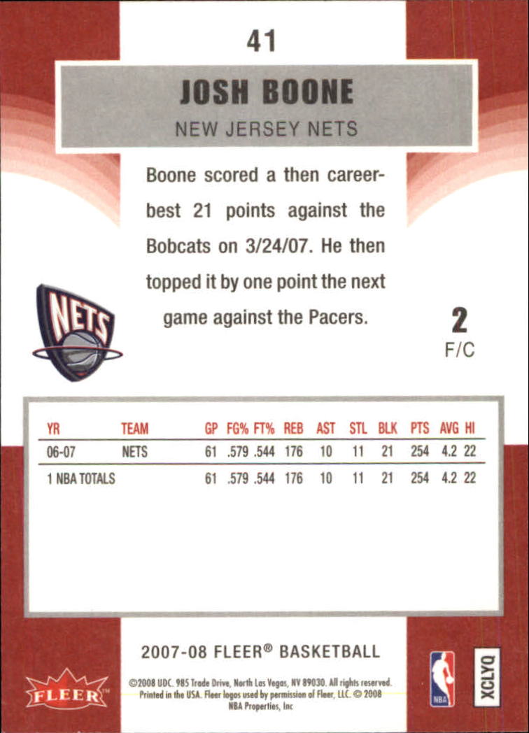 2007-08 Fleer Basketball (Pick Card From List) C3 11-24 - Picture 61 of 321