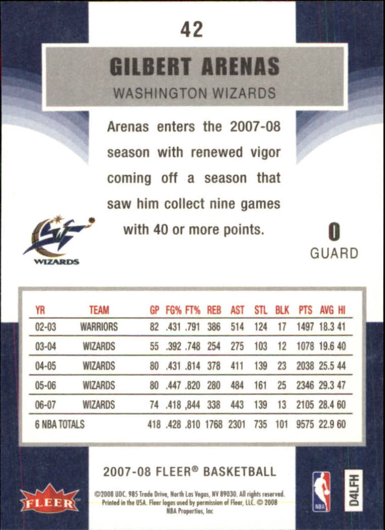 2007-08 Fleer Basketball (Pick Card From List) C3 11-24 - Picture 63 of 321