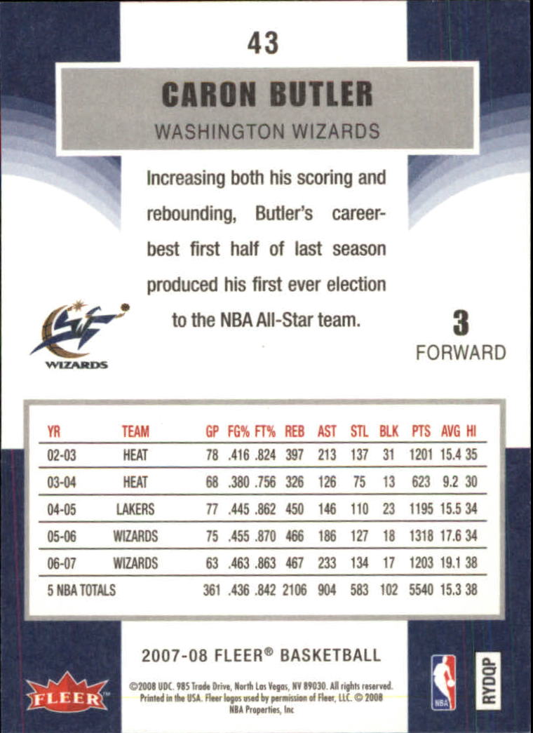 2007-08 Fleer Basketball (Pick Card From List) C3 11-24 - Picture 65 of 321